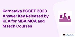 Karnataka PGCET 2023 Answer Key Released by KEA for MBA, MCA, and MTech Courses; Check Details Here